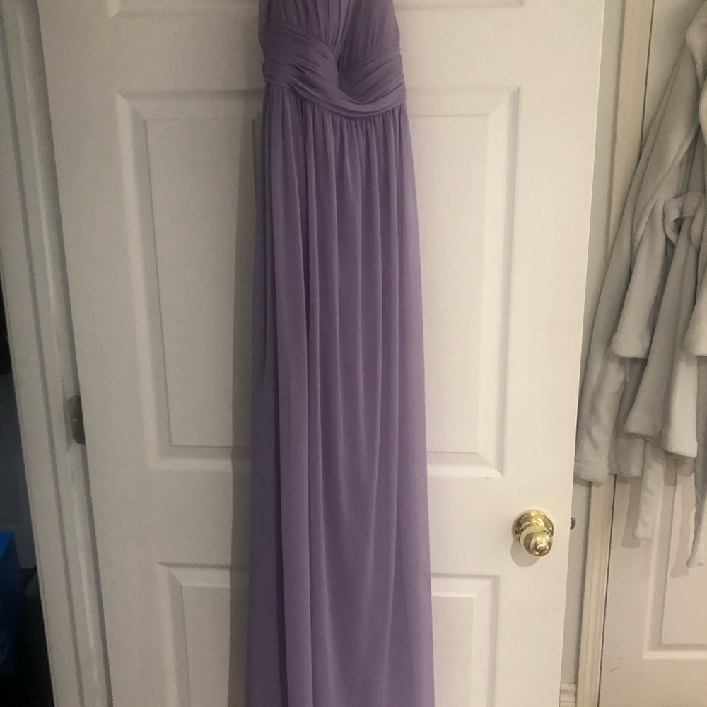 Alfred sung bridesmaid dress in lavender! Size 8 but really fits like a size6